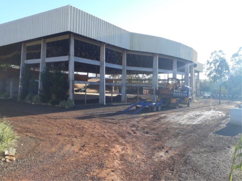 Início da Obra de Modernização e término da construção do Ginásio Poliesportivo 
